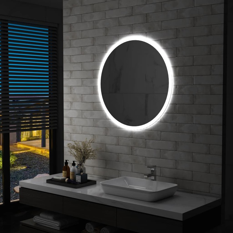 Miroir  LED pour salle de bain 80 cm