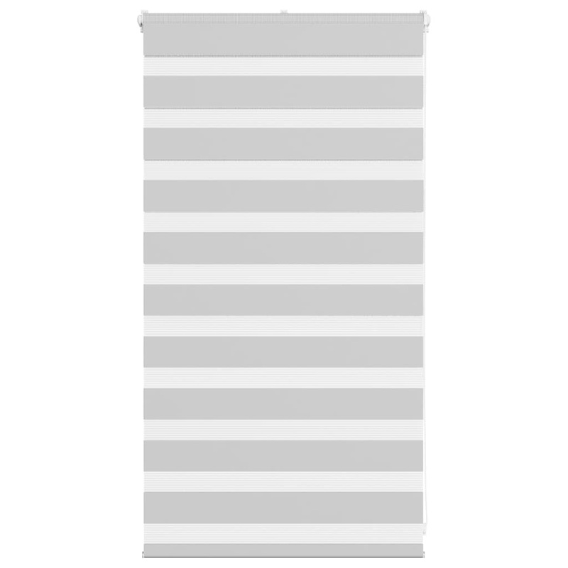 Store zbre gris clair largeur du tissu 85,9 cm polyester