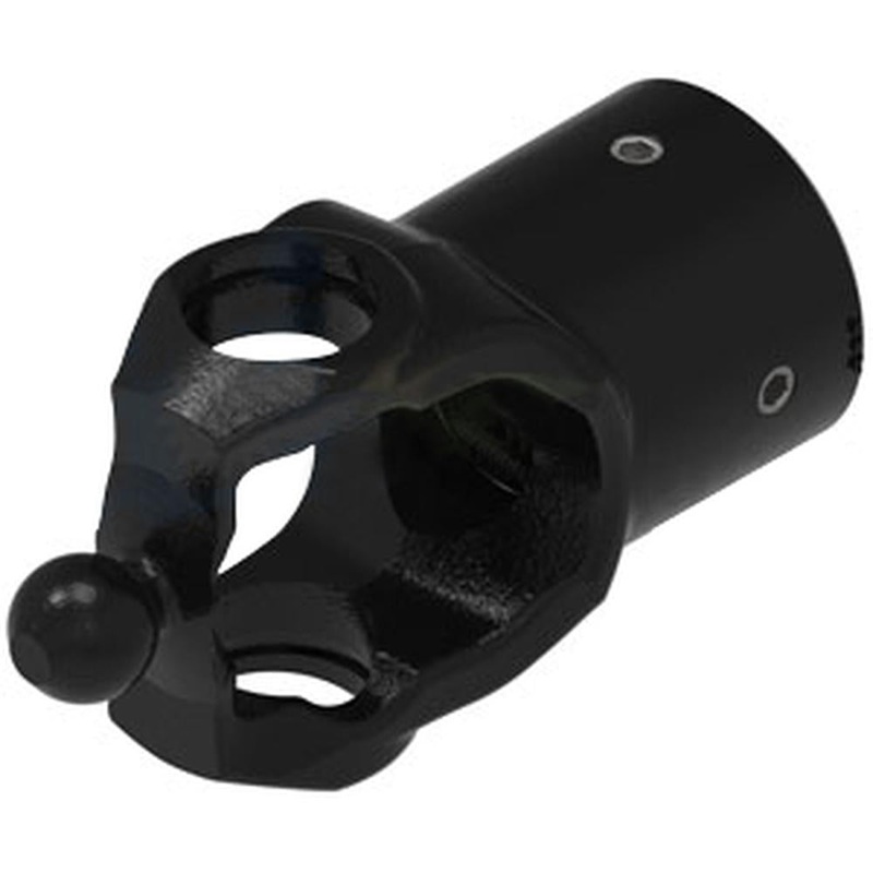 A-850-1420-AI Round Bore Implement Yoke (w/ Keyway & pinhole)