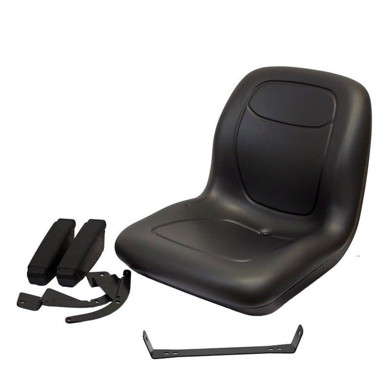 AM107759 One New Black Seat Fits Kubota L48  L3010 L3410 L3710 L4310 L4610