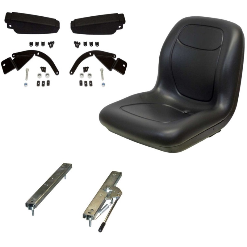 Black Seat Fits Cub Cadet Z-Force 44 48 50 54 60 Zero Turn Mowers Fits Exmark Fi