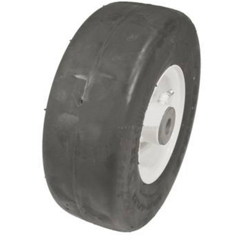 Solid 9-3.50-4 Tire Wheel Assembly with Bearing Hub Fits Grasshopper, Fits Woods