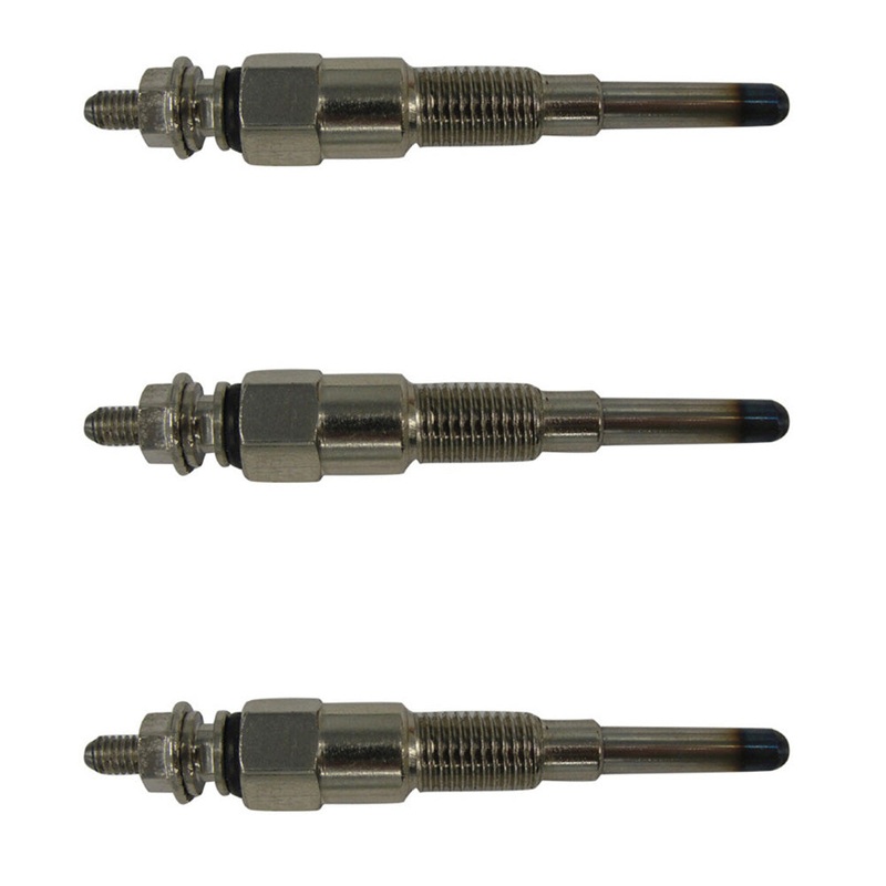 3 GLOW PLUGS Fits Kubota B7410D B7500DTN B7500HSD B7510D B7510DN B7510HSD