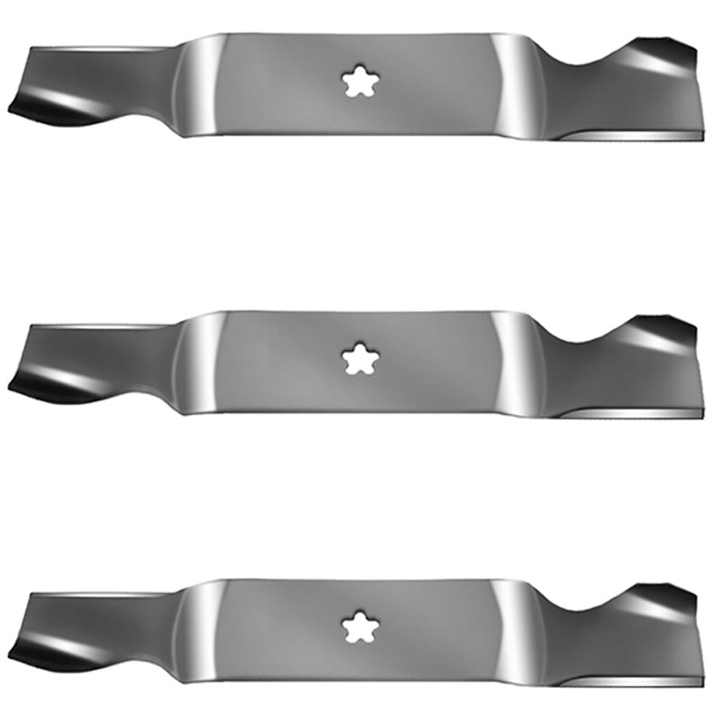 3 Fits Hi-Lift Mulch Blades Fits Husqvarna RZ54i RZ5424 54" 187256 187254