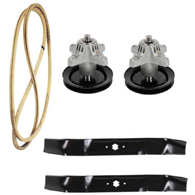 Deck Kit - Blades Spindles Belt - Fits Cub Cadet Fits Troy-Bilt Fits Toro 42"