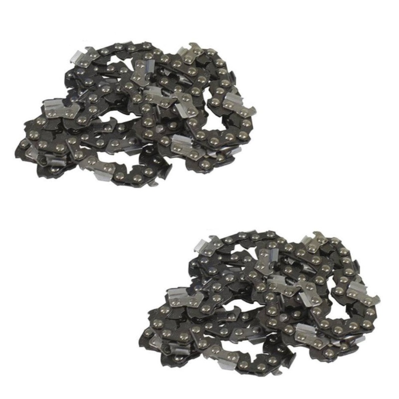 2 Chains fits GreenWorks 20152 20312 20322 Cordless Chainsaw 90PX056G(2)