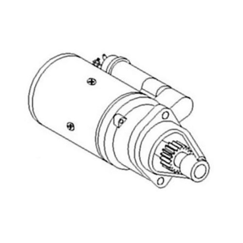 1107728 TS-1035 12V CW Starter Motor Fits Massey Ferguson 85 88 Super 90