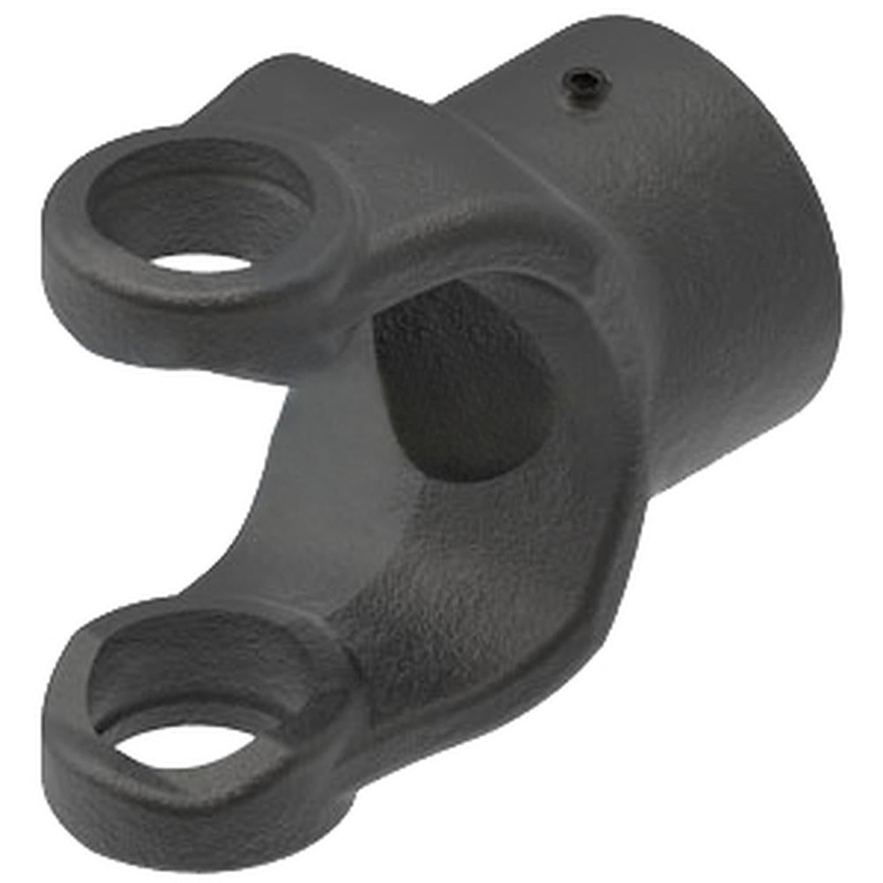A-800-2624-AI Round Bore Implement Yoke (w/ Keyway & Set Screw)