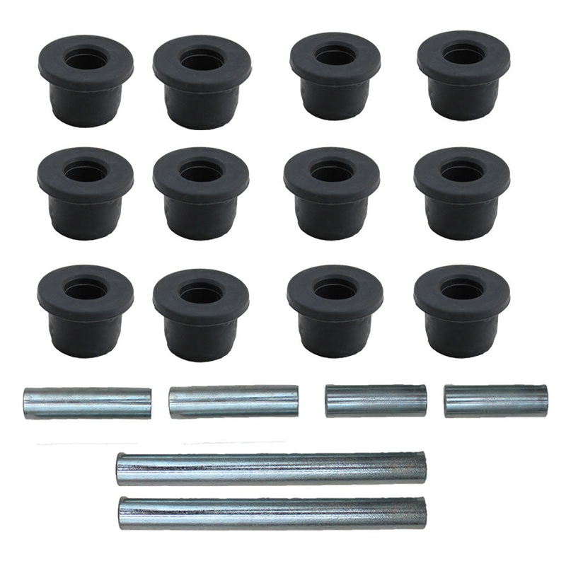 Front Lower Spring and Upper Control Arm Bushing Kit for Club Car Precedent Cart