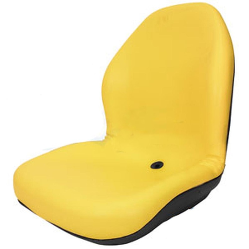 Yellow Vinyl Seat (Smooth) Fits John Deere Models