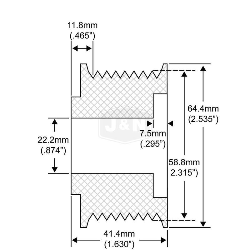 208-01003-JN J&N Electrical Products Pulley