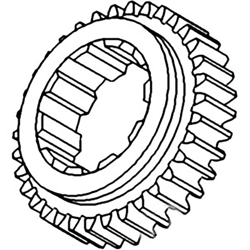 70232532 New 1st & 2nd Mainshaft Gear Fits Allis Chalmers D17 170 175