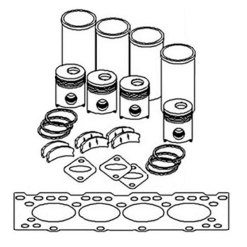 OK3041 New Major Engine Overhaul Kit Fits John Deere 301A 302 302A 310 350B +
