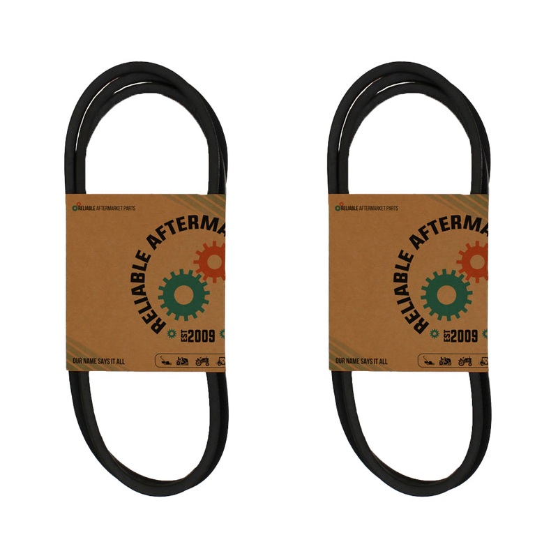 (Set of 2) Classical V-Belt 1/2 x 95" A-Section Polyester Cord A93 4L950