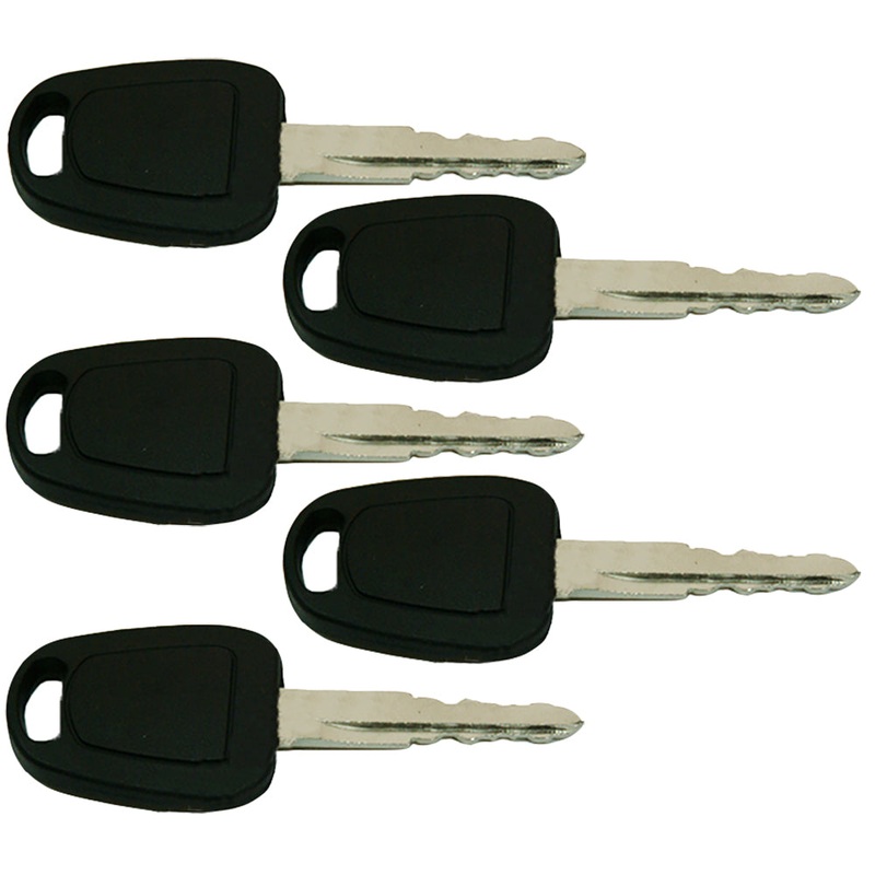5 Keys Fit Doosan Daewoo Excavator Ignition Terex Fits Bobcat E80 F900 P2-#22