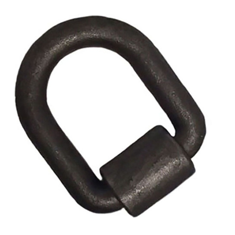 1" Diameter D-Ring with Weld-On Mounting Bracket 15,000 lbs. SWL B50