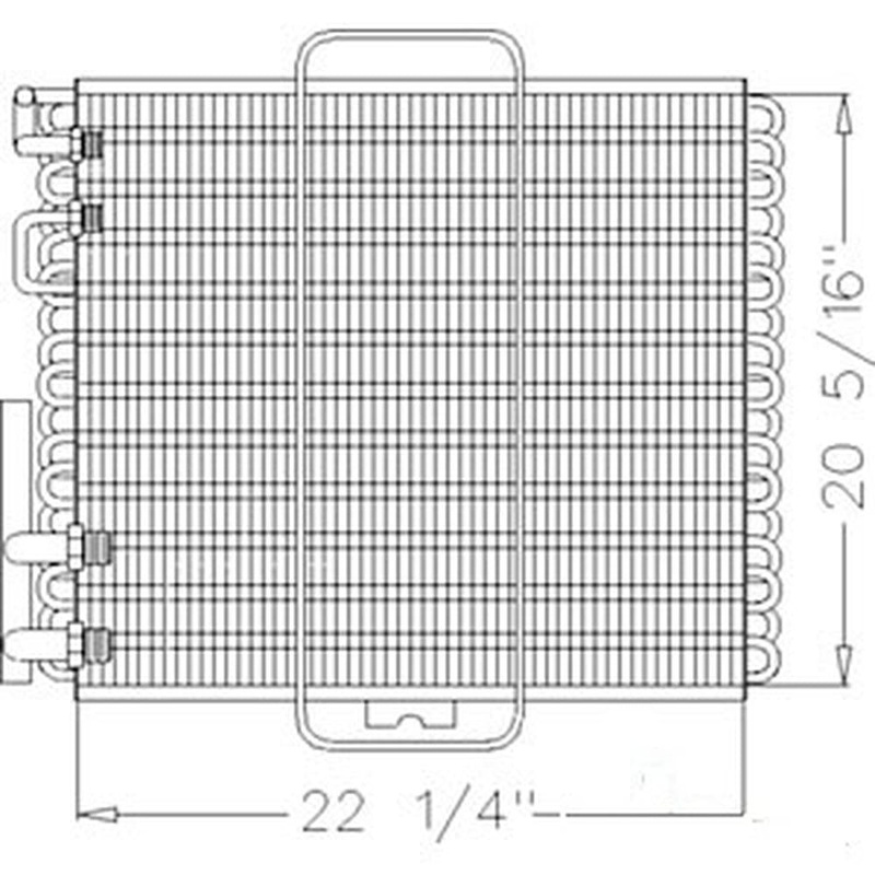 139870A1 New Oil Cooler Fits Case-IH Tractor Models MX100 MX110 MX120 +