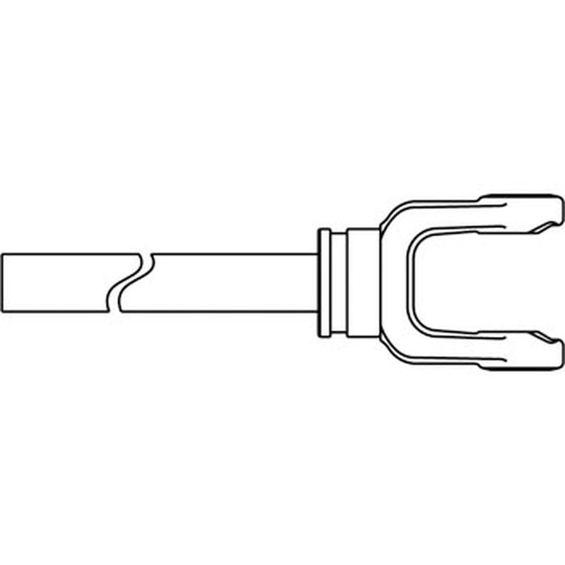 A-10003560-AI Yoke & Shaft Assembly 1 3/16"  Square Shaft