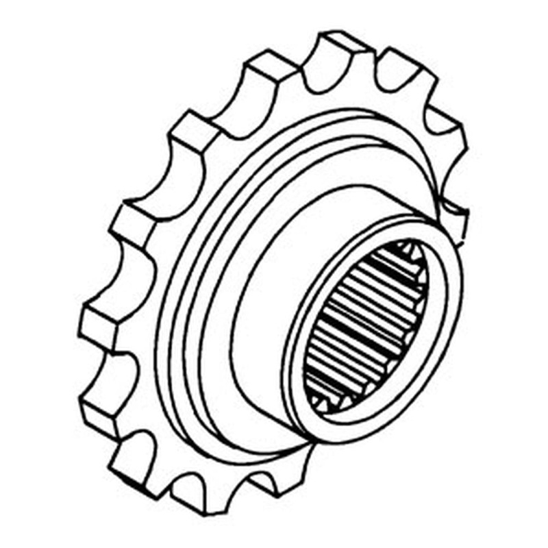 107415A Front Coupler Sprocket fits Oliver 1650 1850 1750 1855 1655 1755 1550