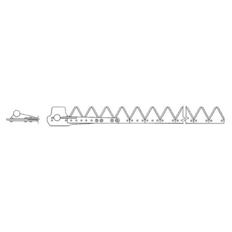 Fits Ford New Holland 7' Sickle bar Knife S35-3654 Herschel 148119 Fits 501