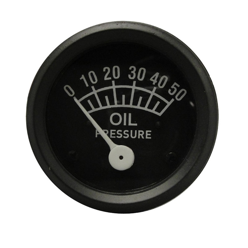Tractor Oil Pressure Gauge, 50lb Fits Ford Tractors 500, 600, 700, 800, 900+