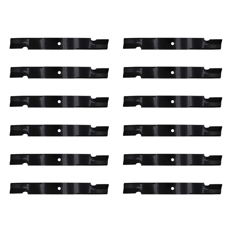12 Pk Heavy-Duty Lawn Mower Blades for Bad Boy Outlaw XP 61" 038-6080-00 & More
