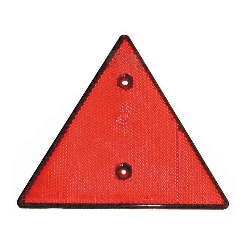 S.3869 Triangle Reflector (Red) 6''