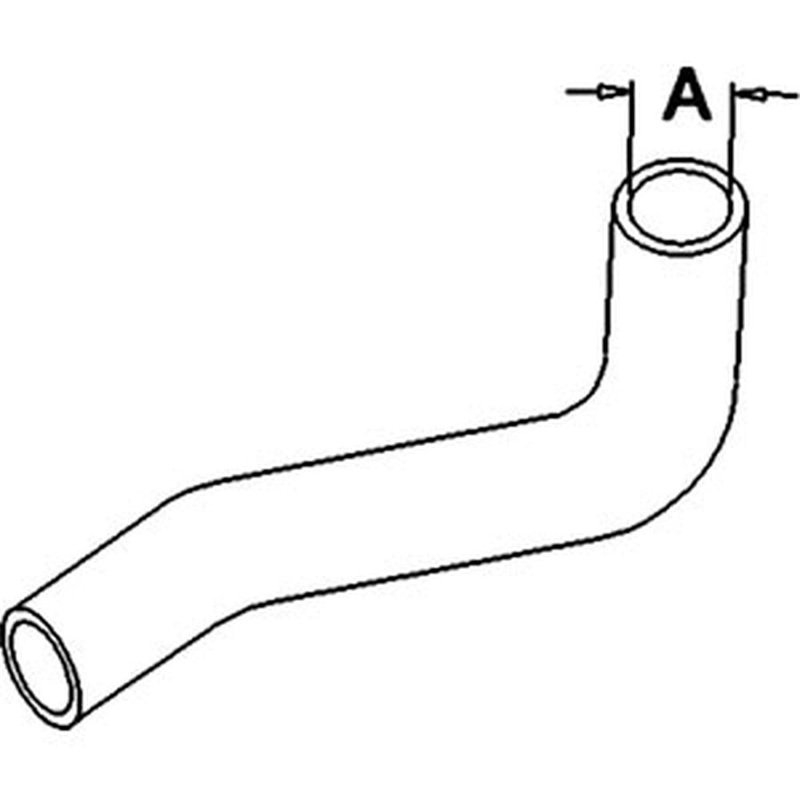 Upper Radiator Hose Fits Ford 1910 SBA310160840