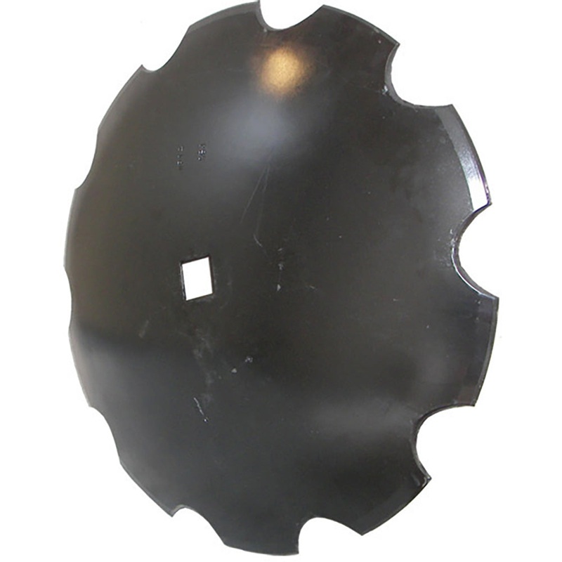 602-640671 Notched Disc Blade 20" x 9 Gauge w/ 1 Sq x 1-1/8 Sq Axle