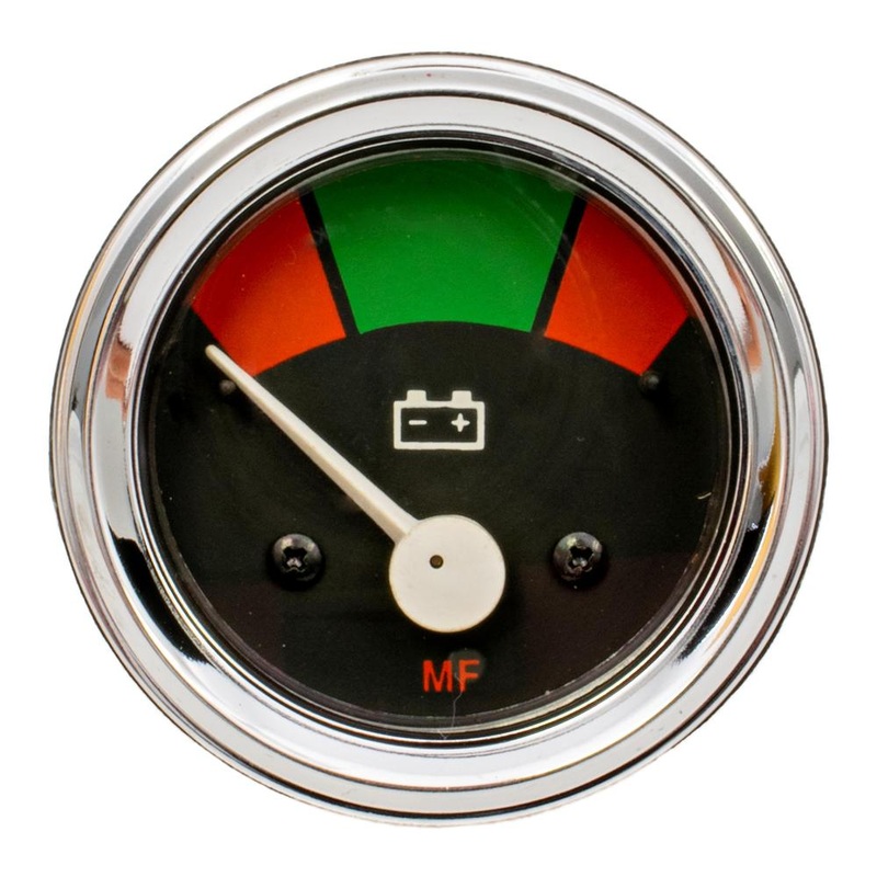 New Aftermarket Amp Gauge with Light 6-20 Volts Fits Massey Ferguson