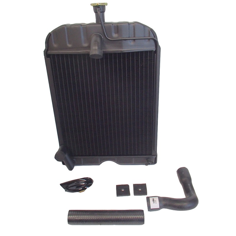 New Radiator with  Cap, Hoses & Pad 2N 8N 9N Fits Ford "8N8005"