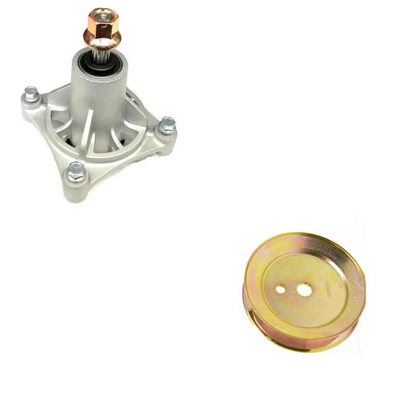 604214 Spindle Assembly with 603988 Spindle Pulley Fits Hustler Raptor 52" Decks