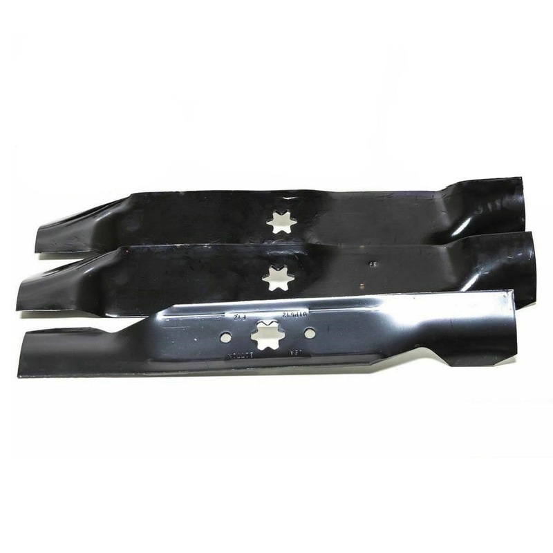 MTD 942-0612A Replacement Lawnmower Blade for 46-Inch Cut with 6 Point Star Hole