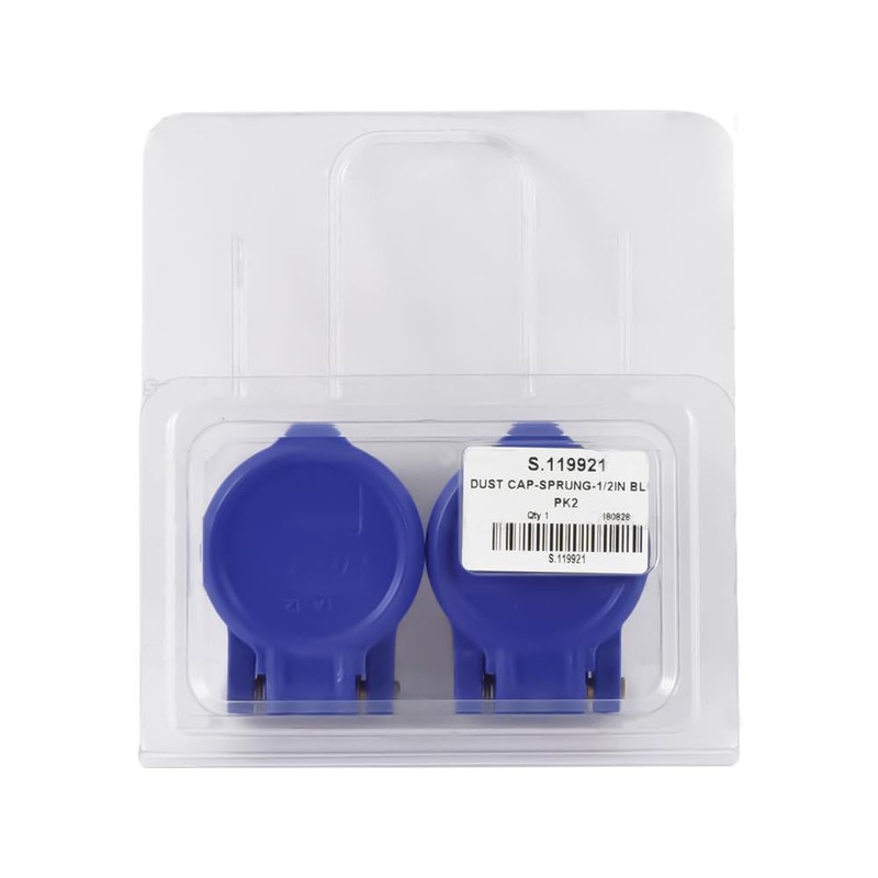 S.119921 Dust Cap, 1/2" Blue, Female Coupling, Fits Faster S.p.A