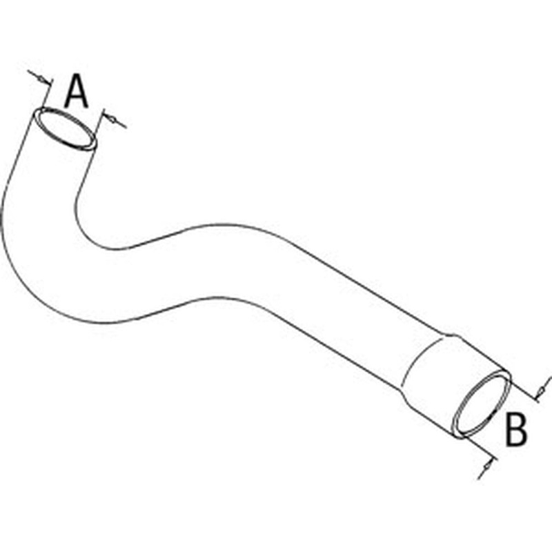 Bottom Radiator Hose Fits Case/International Harvester Models 84497C2 84497C2-A