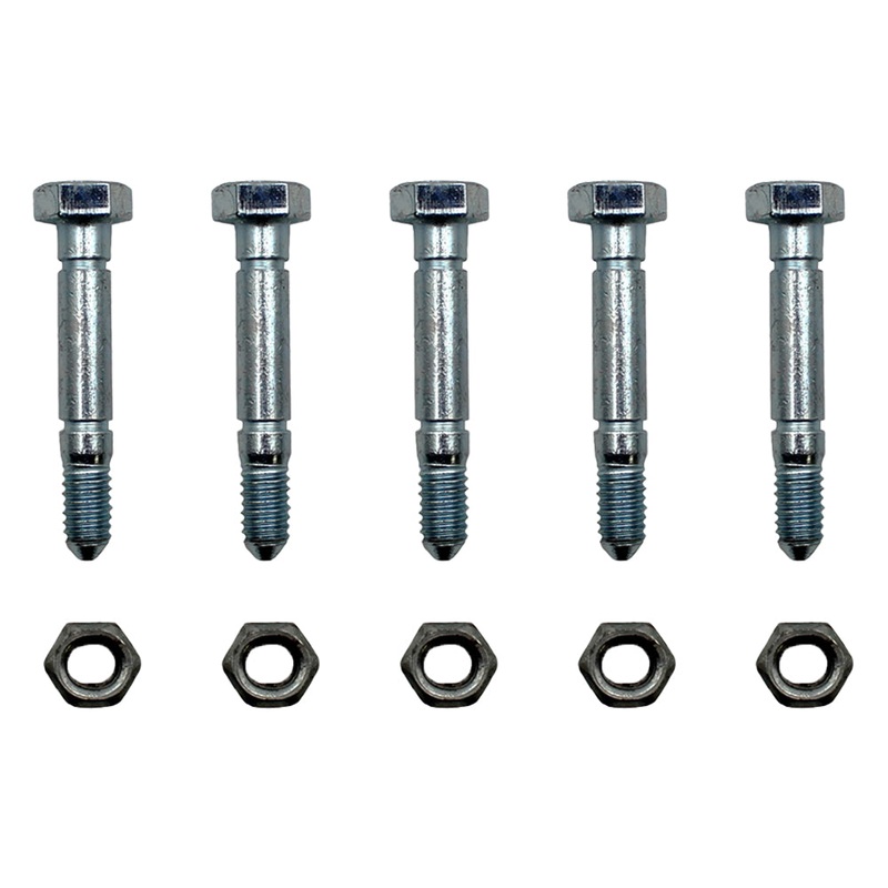 (Pack of 5) Shear Pin Bolt & Nut for Ariens 51001500, 510015, 01019500, 10195