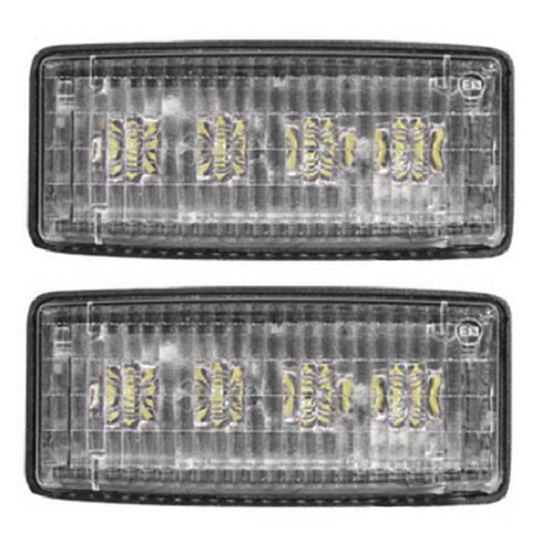 2 LED HEADLIGHTS Fits John Deere LIGHT 7700 7710 7800 7810 8100 8100T 8110