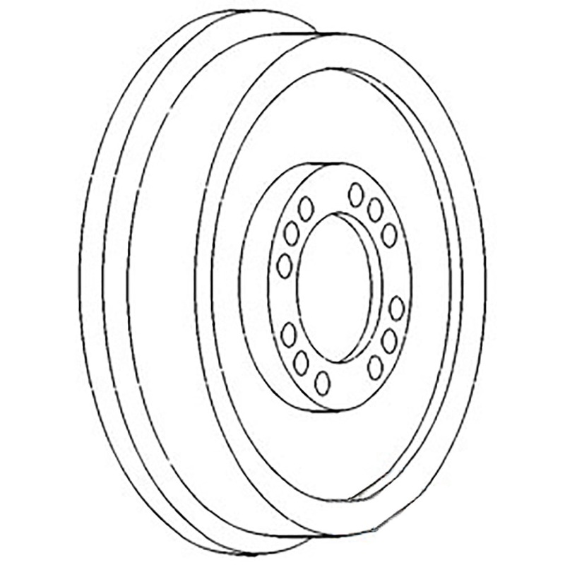 827707M1 New Brake Drum Fits MF 20 2135 2200 30 3165 40 135 135UK 150 +
