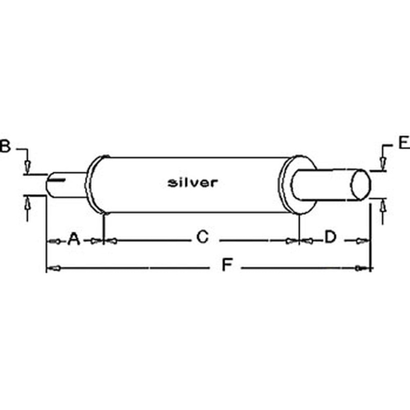 Muffler Fits Massey Harris MH101 JR MH20 MH22 MH22K MH30 MH30K MH33 MH333 MH44-6