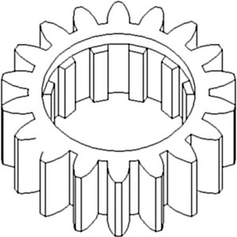 70246545V Tractor Reverse Countershaft Gear Fits Allis Chalmers 180 185 190 200