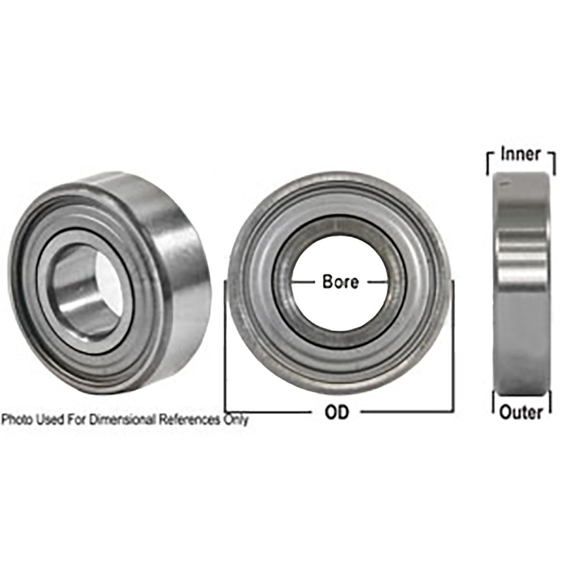669807R1 Cylindrical Round Bore Tractor Ball Bearing Fits JD9331 205RHN 106801