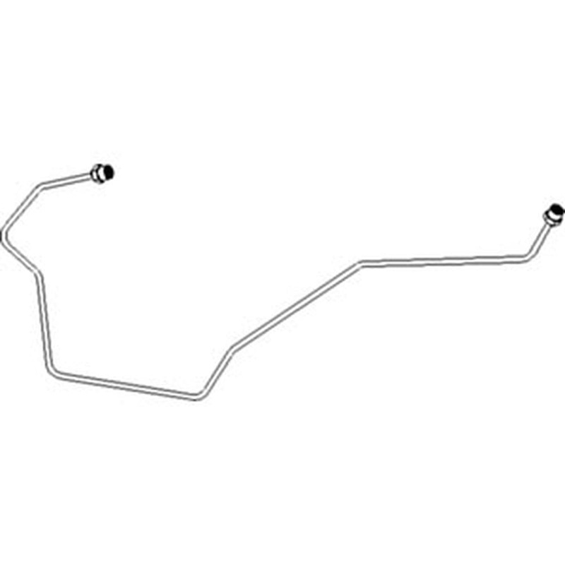 680123C1 Number 3 Cylinder Injection Line Fits Case-IH Tractor Models 966 1066