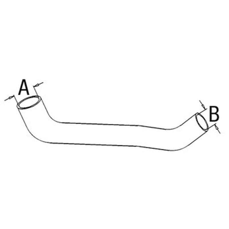 Radiator Hose Upper Fits International 686 Hydro 86 Hydro 70 666