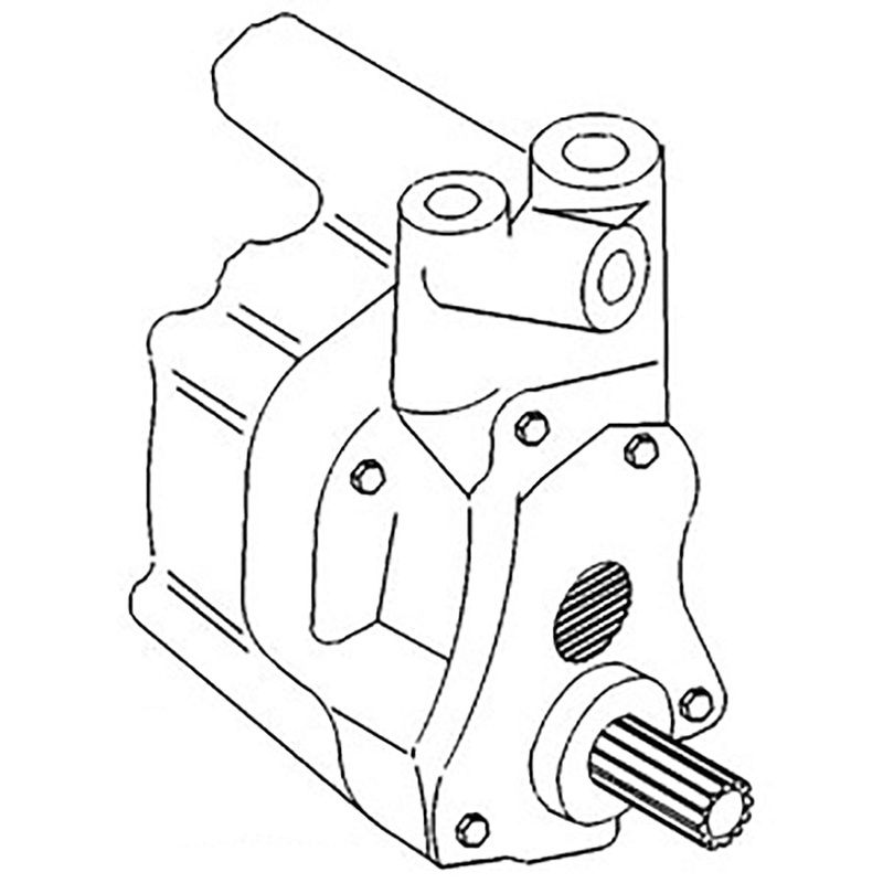 531607M1 Hydraulic Aux Pump Fits Massey Ferguson 1080 1085 150 175 165 250 285