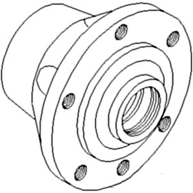 519276M91 Wheel Hub Fits Massey Ferguson Industrial 202 203 204 205 2200 30 31
