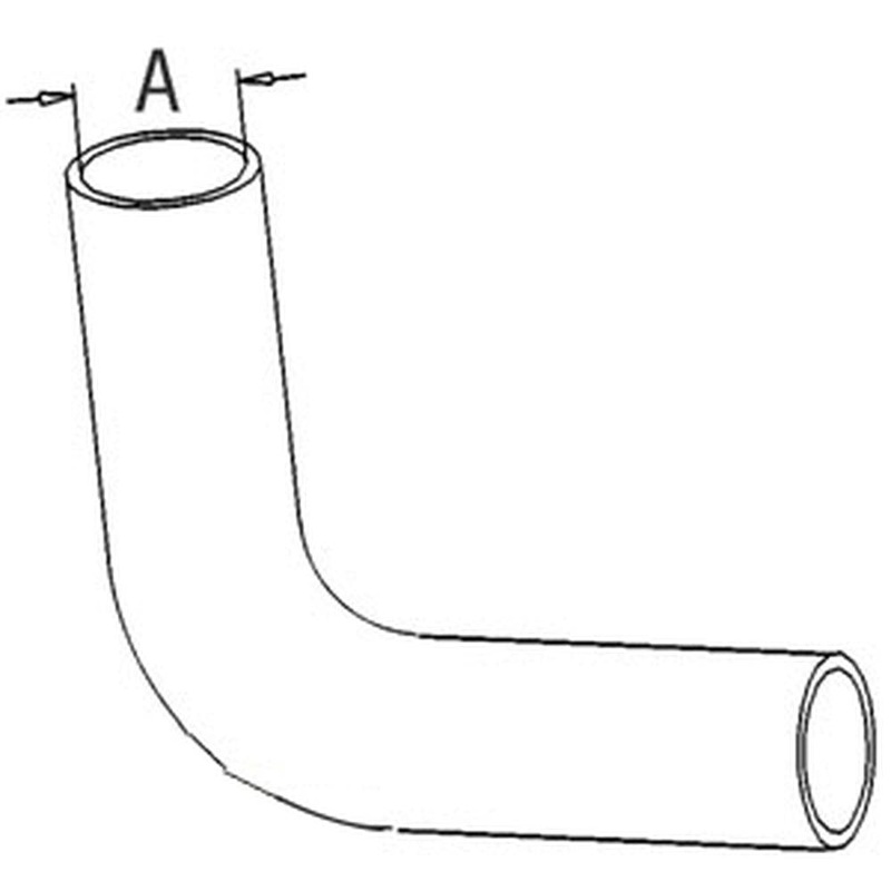 527775M1 New Bottom Radiator Hose Fits Massey Ferguson MF Tractor 1155 2.312" ID