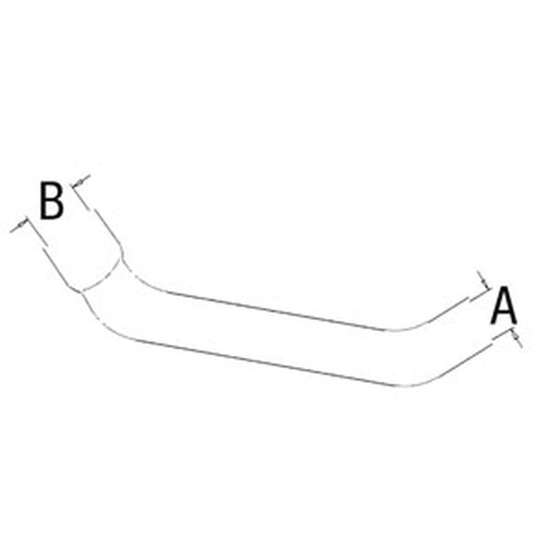 400943R1 New Lower Radiator Hose Fits Case-IH Harvester Tractor Model 544