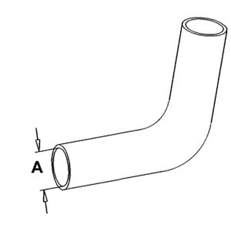 402188R1 New Lower Radiator Hose Fits Case-IH Tractor Models 454 464 2" ID