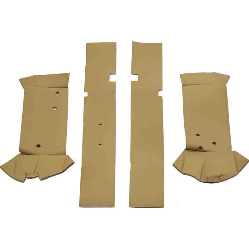 Fabric Cab Corner Post Cover Kit Fits John Deere Tractor 7200 7210 7400 7410