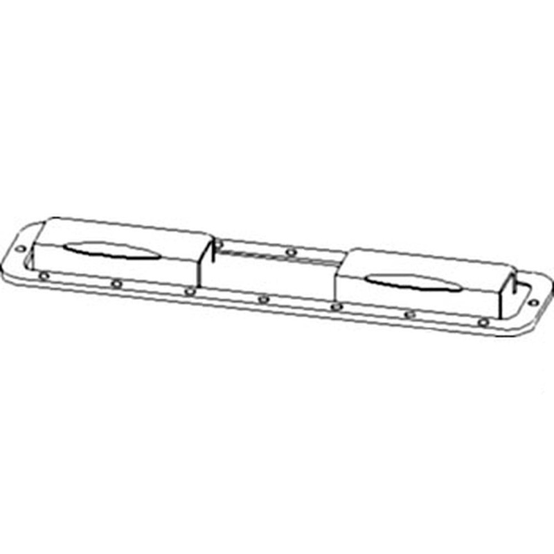 Water Jacket Plate Fits International 350 W4 300 H Super H 48461DA